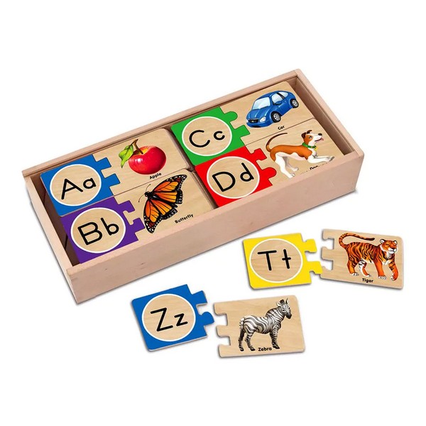 Продукт Melissa and Doug - Самокоригираща обучителна Азбука  - 0 - BG Hlapeta